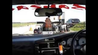 preview picture of video 'Blyton Park track day mr2 turbo spin and crash 06052013'