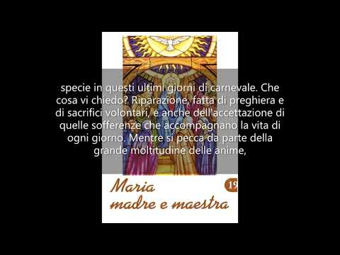 Vi dono tre suggerimenti - MARIA MADRE E MAESTRA 19