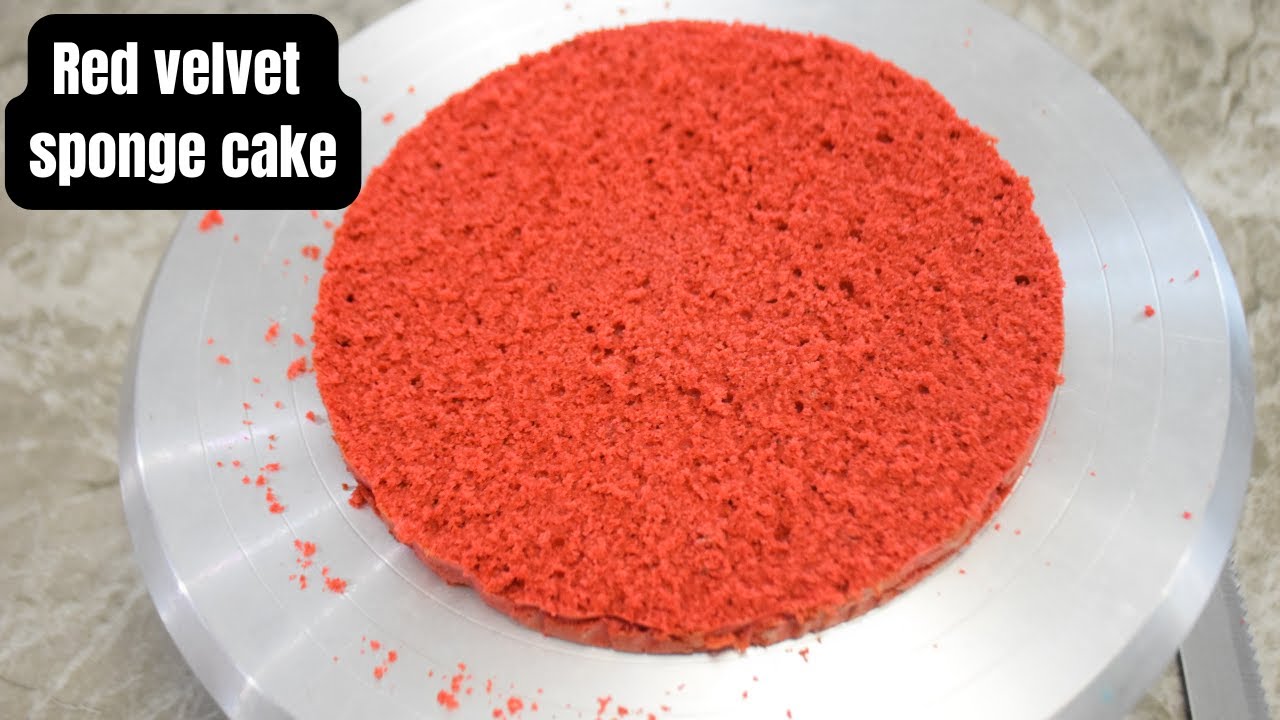 Red velvet sponge cake recipe | Red velvet cake