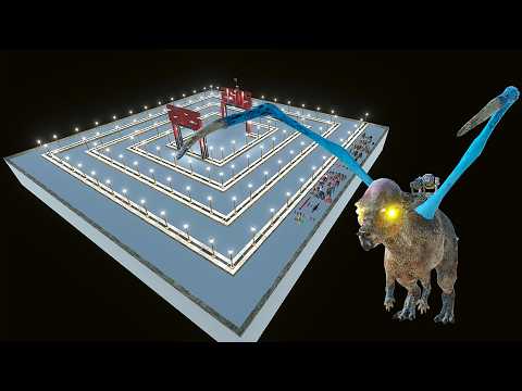 ESCAPE FROM ALIEN PACHYCEPHALOSAURUS - ARBS - Animal Revolt Battle Simulator
