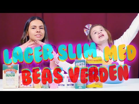 I make slime together with Beatriz Neves from Beasverden!