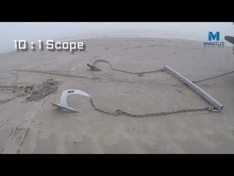 Test des ancres Mantus M2 VS Rocna Vulcan Anchor hd
