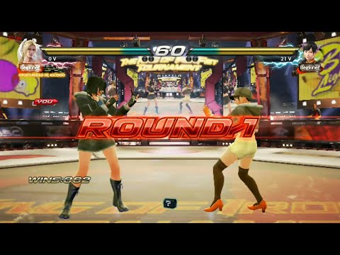 225_1 Nina Willians vs Xiaoyu Lingg - Tekken 7 ( Uchiha x24 ) Online PC sin Grafica
