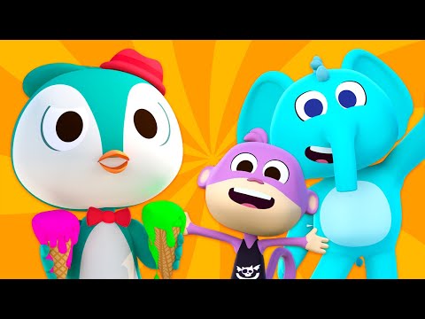 ¡Sammy el Heladero y Más Canciones Divertidas! | Canciones del Zoo