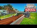 This Lumber Mill Can Refine the Biggest Trees! - Scrap Mechanic Survival Mode #12