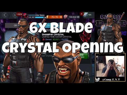 6x Blade Featured Crystal Opening  l  Marvel Contest Of Champions