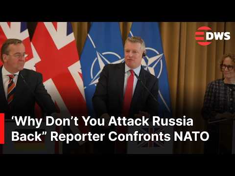 TENSE MOMENT: Reporter Calls Out NATO & UK Leaders Directly Over Readiness to Counter Russia | AC1G