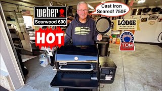 Weber Searwood Pellet Grill! / How To Sear at 750F!