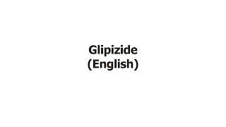 Glipizide (English)