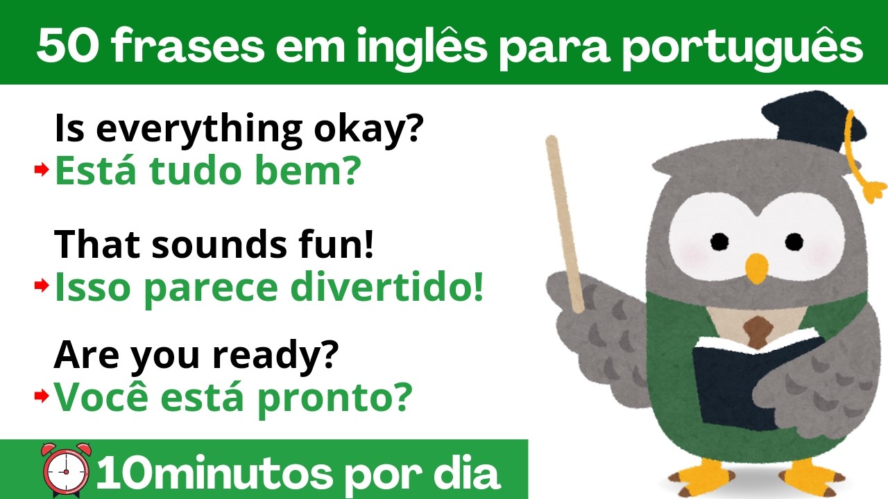 10 Minutos de Conversação Básica em Inglês - Melhore Seu Vocabulário