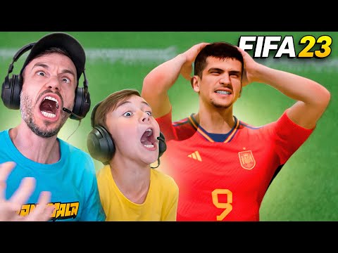 AAAAH! PASSEI MUITO NERVOSO NO FIFA CONTRA A ESPANHA 😡 Brancoala Games