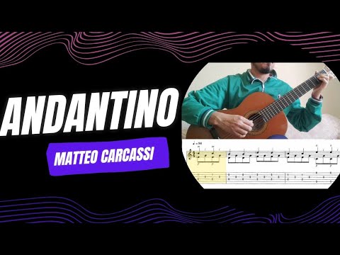 Andantino - Matteo Carcassi (guitarra clásica) #musicaconyannick