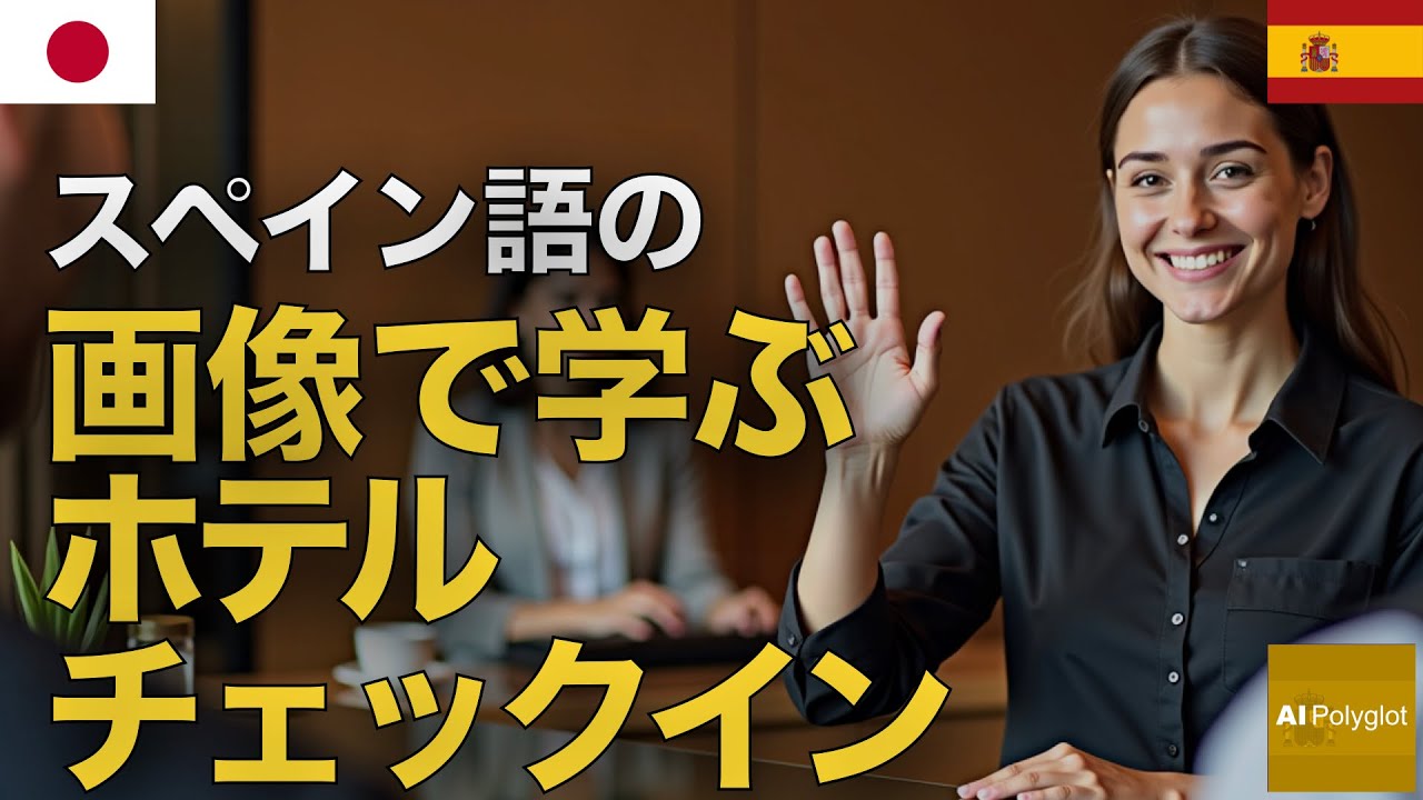 スペイン語の画像で学ぶホテルチェックイン | 聞き流し | Spanish | 実用例文付き episode artwork
