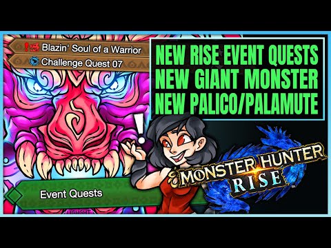 NEW RISE EVENT QUESTS - Ultimate Flagship - New Palico/Palamute & More - Monster Hunter Rise!