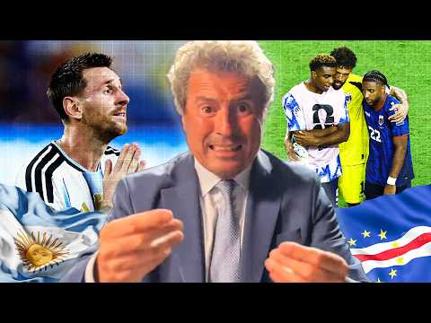 OMAR DA FONSECA RÉAGIT au MATCH LÉGENDAIRE entre L'ARGENTINE et le CAP VERT !