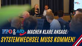 FPÖ & AfD: Systemwechsel statt Bürokratiewahnsinn aus Brüssel!