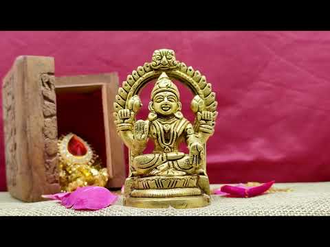 Goddess Mahalakshmi Murti/Idol for Temple Pooja video