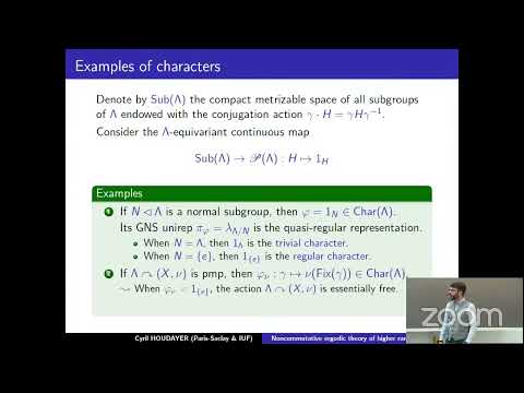 Cyril Houdayer: Noncommutative ergodic theory of higher rank lattices
