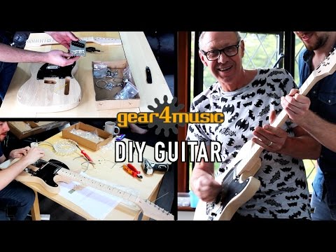 Build Your Own Guitar! | DIY Guitar Kit Step-by-Step - Building With My Dad!