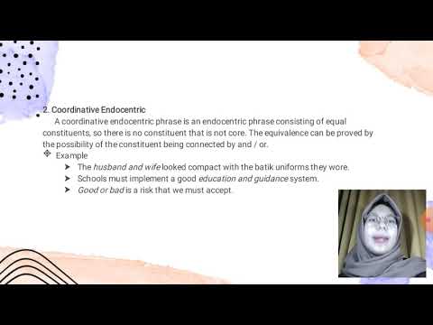 Types of Endocentric and Exocentric Syntax Construction