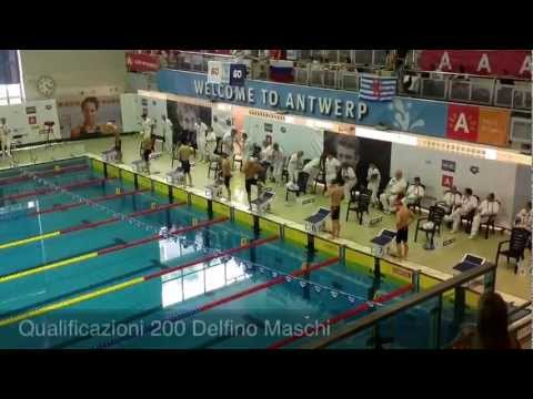 Campionati Europei Juniores di nuoto 2012 - QUALIFICAZIONI 200 DELFINO MASCHI - HEAT 1