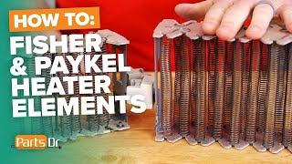 How to replace Fisher & Paykel top load dryer heating elements (part #395583)