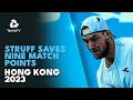 Jan-Lennard Struff Saves NINE Match Points | Hong Kong 2024 Highlights