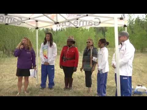 Conklin/Janvier Carry the Spirit Torch Relay for the 2015 Western Canada Summer Games