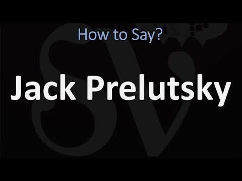 How to Pronounce Jack Prelutsky? (CORRECTLY)