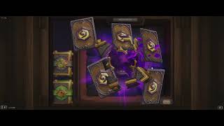 Solo Adventures pack opening after Cataclysm launch Hearthstone