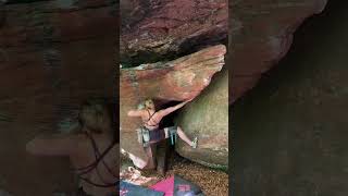 Video thumbnail of Feuereck Traverse, 7a. Pfalz