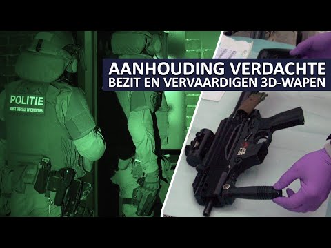 Politie Landelijke Eenheid | Man aangehouden met 3D geprint semiautomatisch vuurwapen | Persbericht