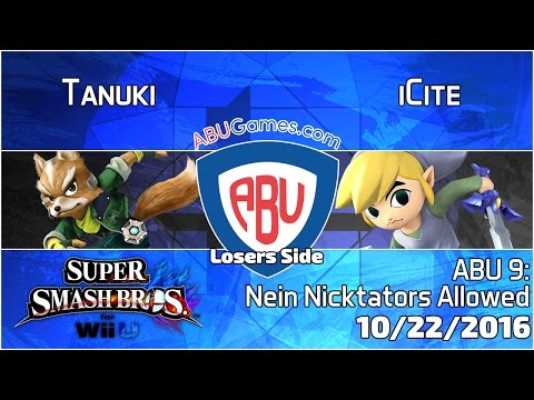 ABU Monthly 9: Tanuki (Fox) vs. iCite (Toon Link) - Smash 4 Losers