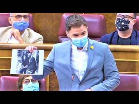 "El Rey es el diputado 53 de VOX, nombrado por Franco" Gabriel Rufián