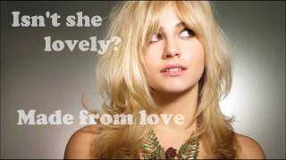 Pixie Lott - Isn&#39;t she lovely (Lyrics) (Cover - Live Xsession)