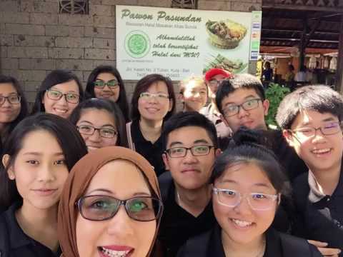 Seafield Choir Enroute To Bali - lunch on Day 1 - 25 July 2016