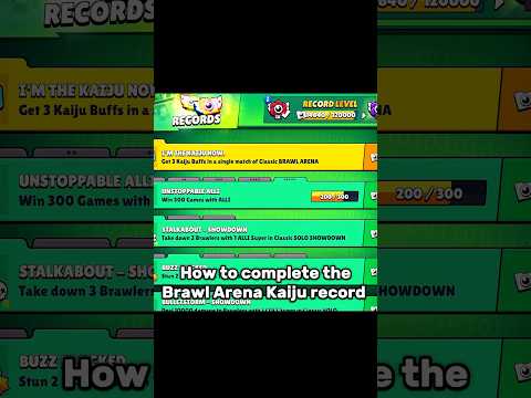 Brawl Arena Kaiju Record Guide