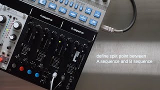 Video thumbnail for RYK Modular M185 Sequencer AB Serial Split Mode demo for Eurorack Synthesizer by RYK Modular