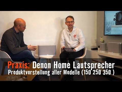 Produktvorstellung der Denon Home Lautsprecher Modelle 150 und 350. Unpacking Denon Home 250.