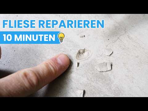 Repair tiles in just 10 minutes: Anyone can easily repair a hole!