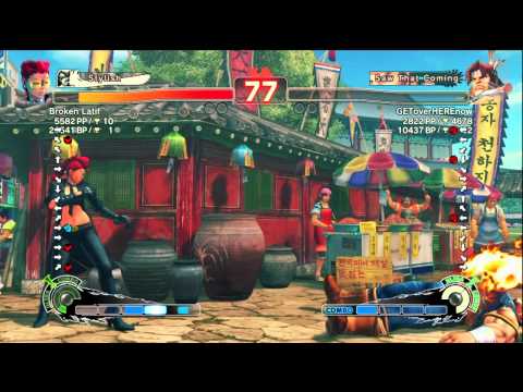 SSF4 AE Broken Tier Latif (Viper) Vs GEToverHEREnow (T Hawk)