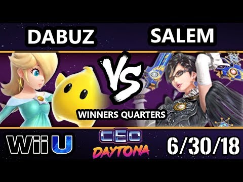 CEO 2018 Smash 4 - GRV | Dabuz (Rosalina) Vs. Liquid MVG | Salem (Bayonetta) Wii U - WQ