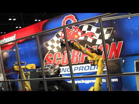 Scorpion Racing Products debuts everything from shaft mount rocker arms to pushrods at PRI 2012