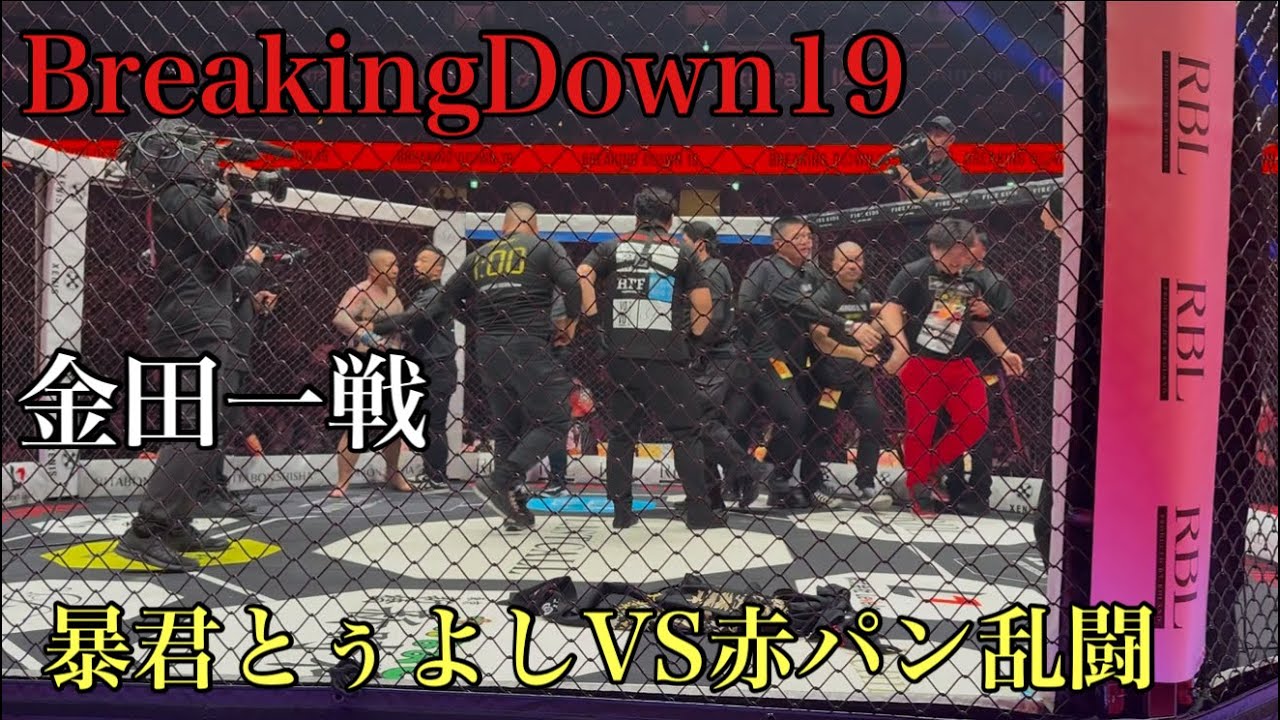 ブレイキングダウン19を終えて　金田一選手強かった。　暴君つよしと乱闘になった