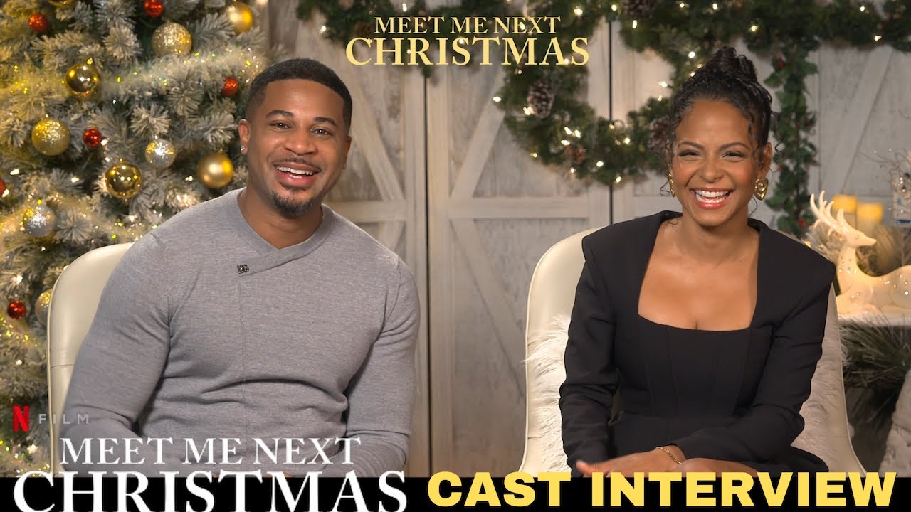 Meet Me Next Christmas Cast Interview- Christina Milian and Devale Ellis
