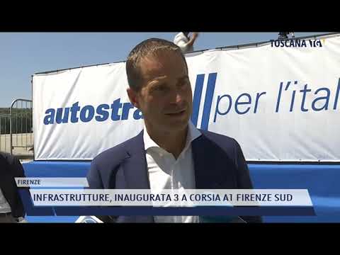 2021-07-30 FIRENZE - INFRASTRUTTURE, INAUGURATA 3 A CORSIA A1 FIRENZE SUD