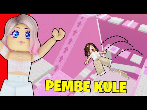 DEV PEMBE KULE😊AYŞEM ECE ARI💥ARIGİLLER🐝ROBLOX PINK TOWER
