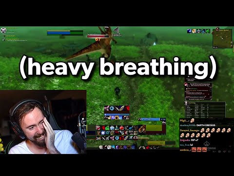 Asmon loses it watching a WoW Player run out of breath while playing Hardcore