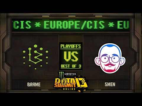 Brame vs 5men Game 2 - Monster Energy Dota Summit 13 EU/CIS: Groups w/ KillerPigeon & Pajkatt