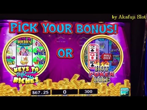 Akafuji Slot Super Big Win★Stinkin' Rich Slot, Hot POKER DICE With PROGRESSIVES Bonus, Barona Casino Video